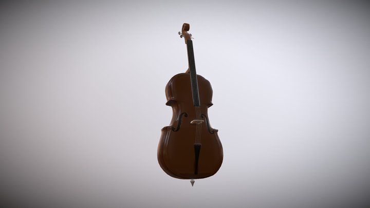 Violin Music Instrument 3D Model 3D Model