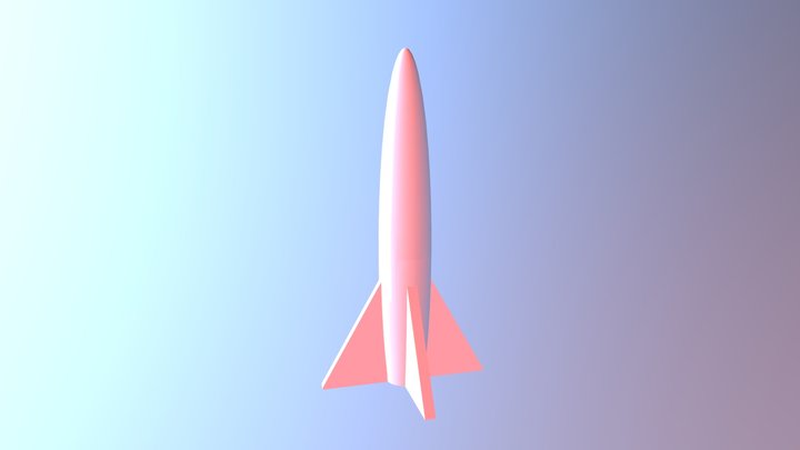 Small rocket 3D Model