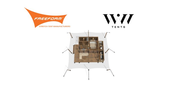 WOW Tents - Drifter 42 (Transparent) 3D Model