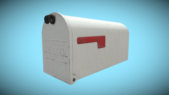 Animated Mailbox 3D Model