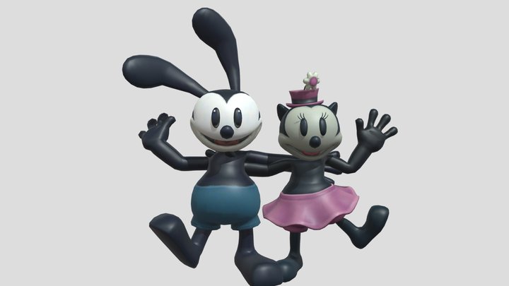 Oswald & Ortensia 3D Model