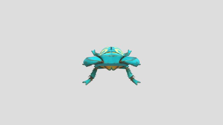 Azure Glyph Beetle
