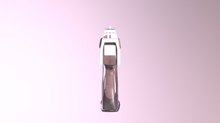 Gun Sketch Fab 3D Model