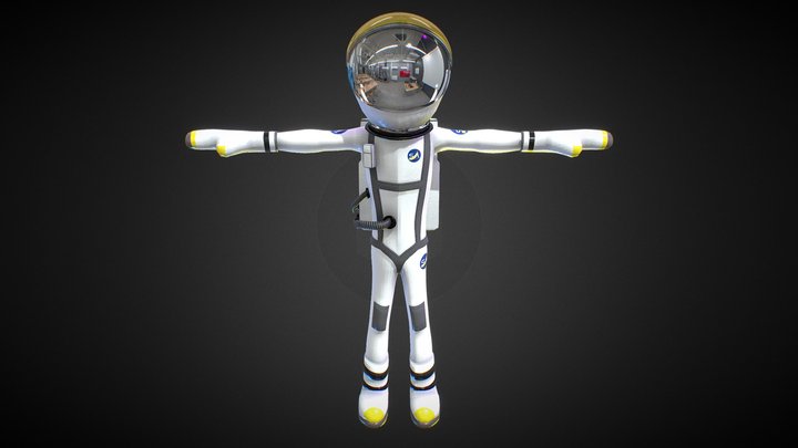 Spacesuit for NFT Ape 3D Model