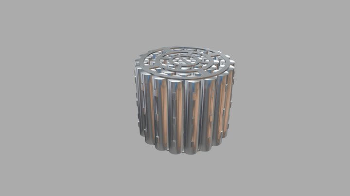 CANDU Nuclear Reactor Fuel Bundle 3D Model