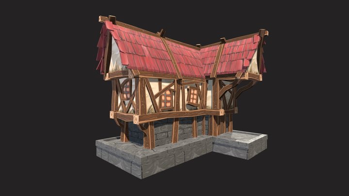 Village House 3D Model
