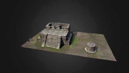 Mayapan temple 3D Model