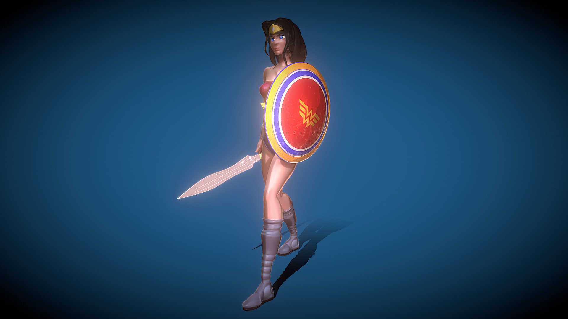 DC Wonder Woman Toon Model