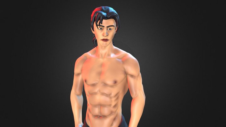 Anime Stylized Male Torso