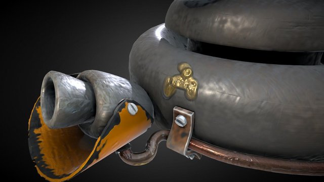 Post-Apocalyptic Kettle 3D Model