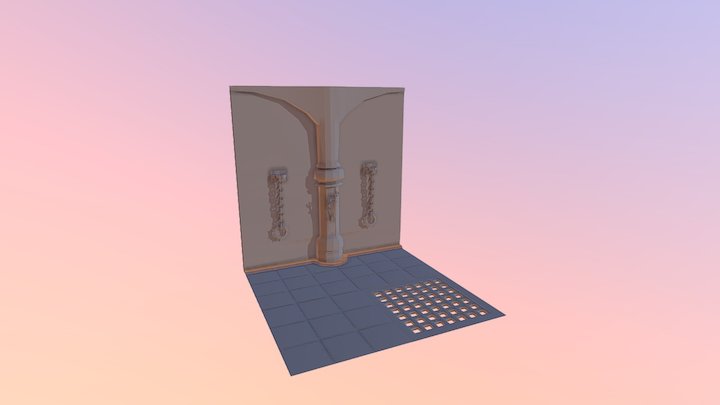 Dungeon Modular 3D Model