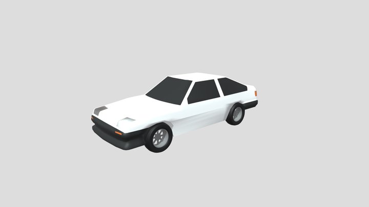 AE86 Trueno 3D Model