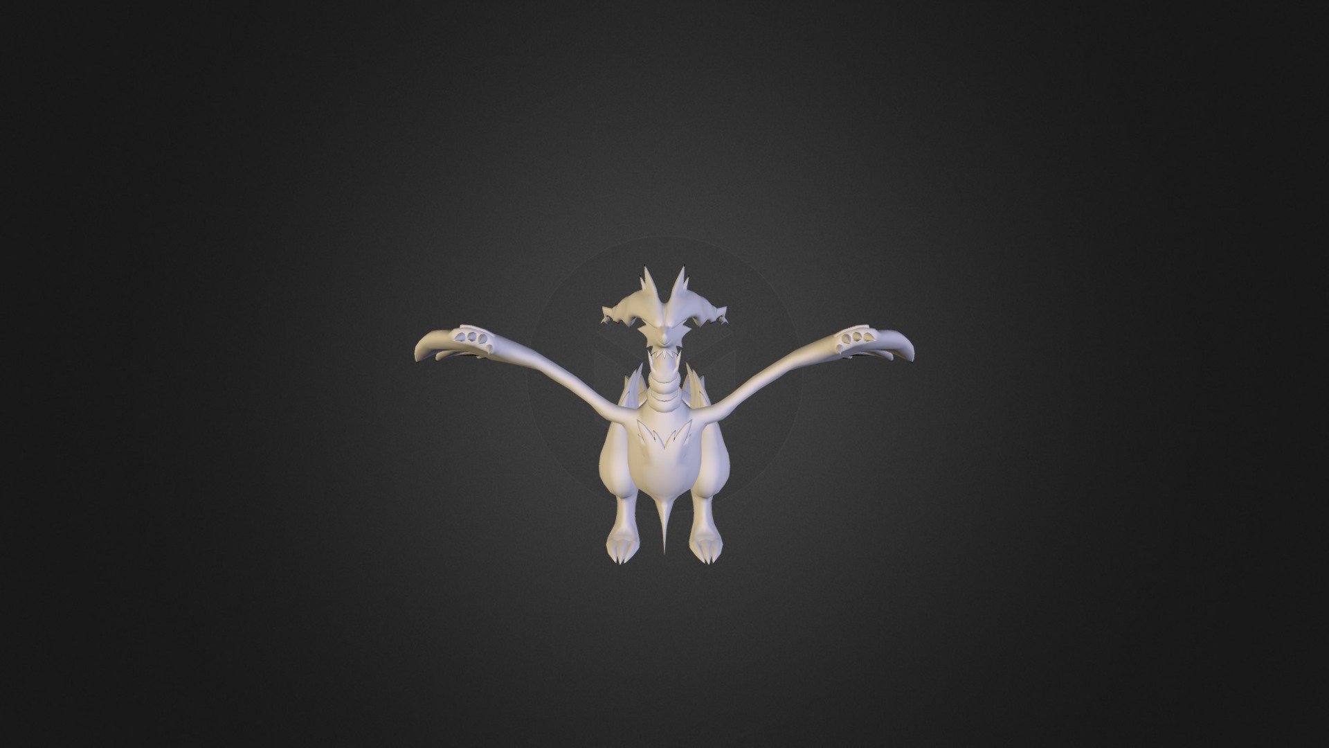 3D file Pokemon Reshiram 3d print 🐉・3D print model to download