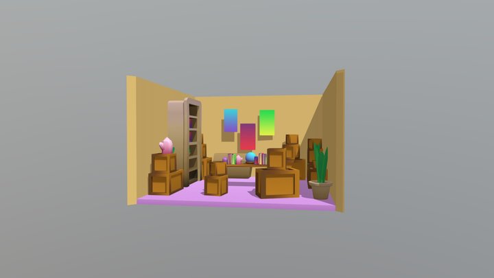 Magical Storage Room 3D Model