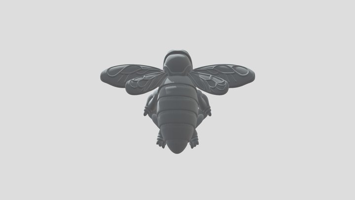 Golden Bee 3D Model
