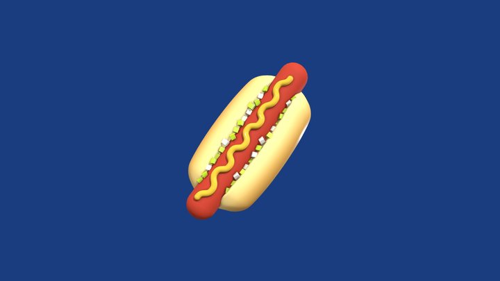 Hotdog 3D Model