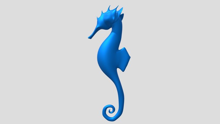 Sea Horse 3D Model