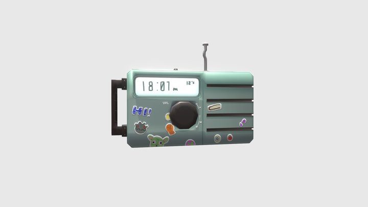 Radio 3D Model