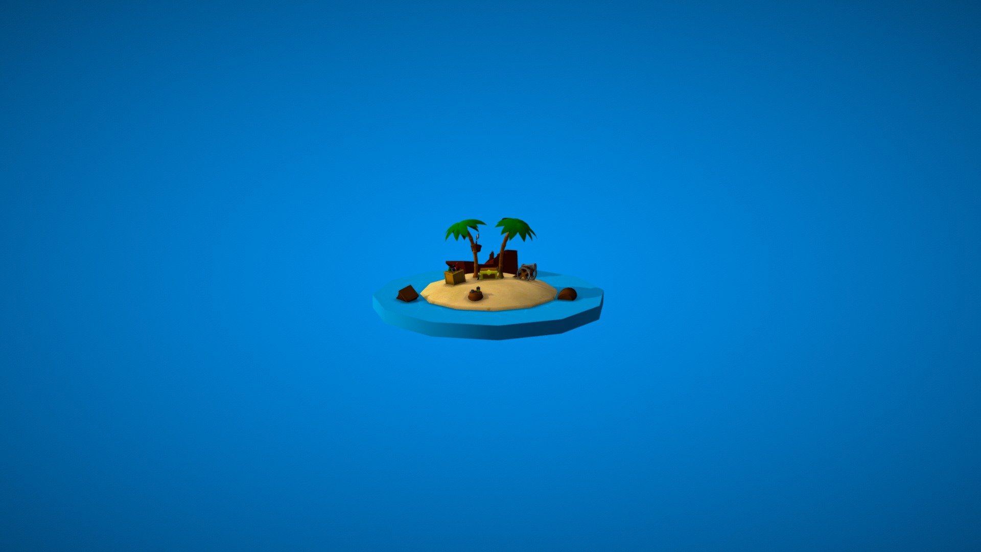 Pirate Island - 3D model by Sainesh [85b5bda] - Sketchfab