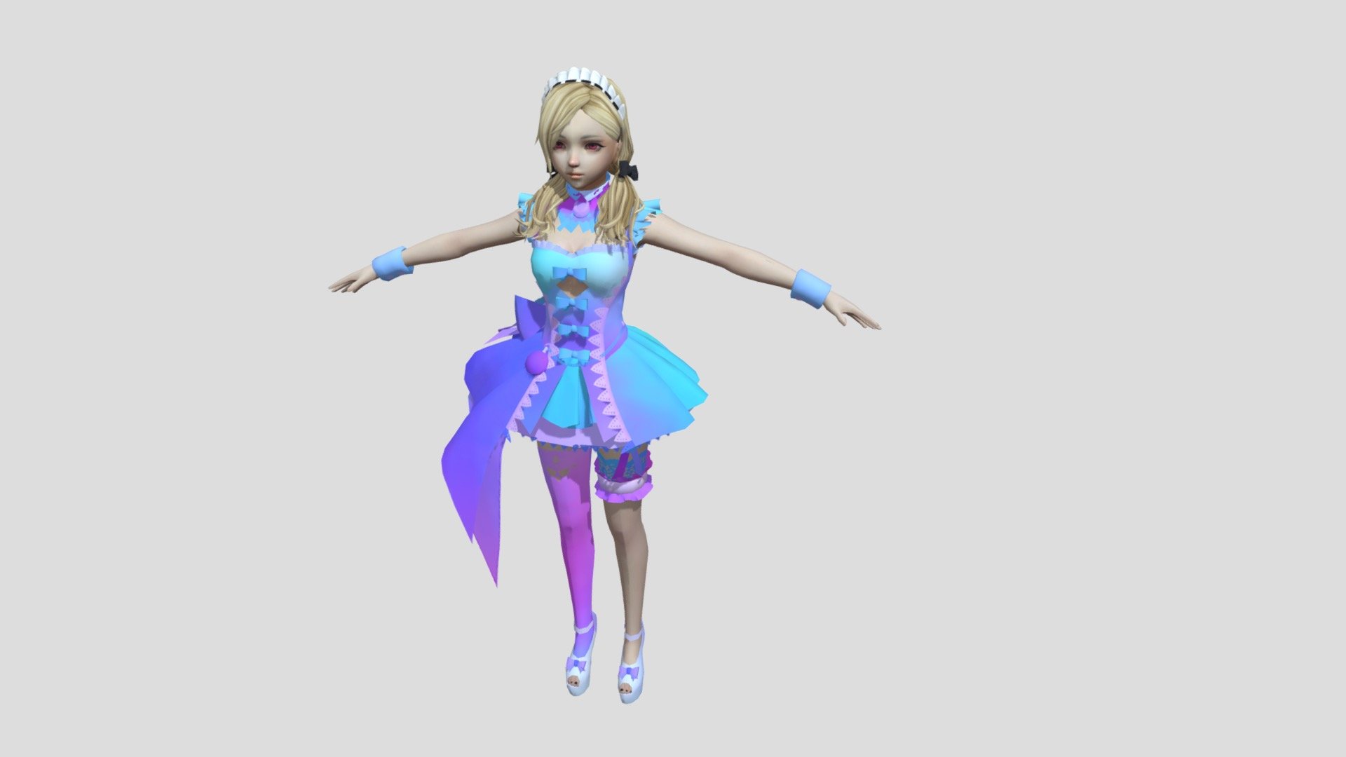 cute-anime-girl - Download Free 3D model by hanjisung (@hanjisung42698