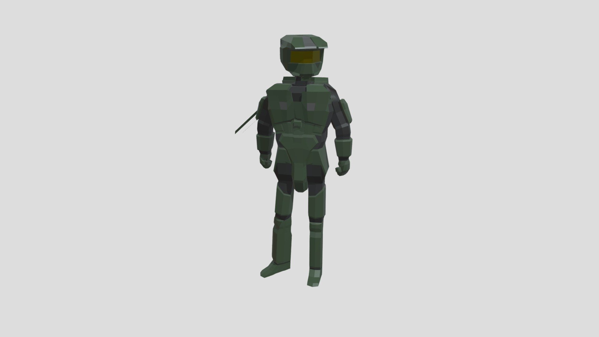 Halo Master Chief - Low Poly Fanmodel - Download Free 3D model by ...