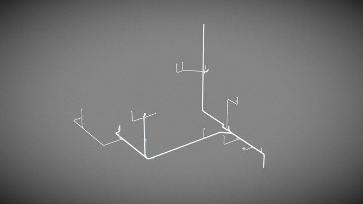 2022-257-MEP канализация схема 3 д 3D Model