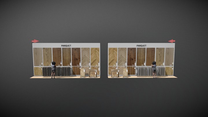 Parquet B 7 ml 3D Model