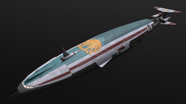 Battlestar Galactica - Colonial One [FANON] 3D Model