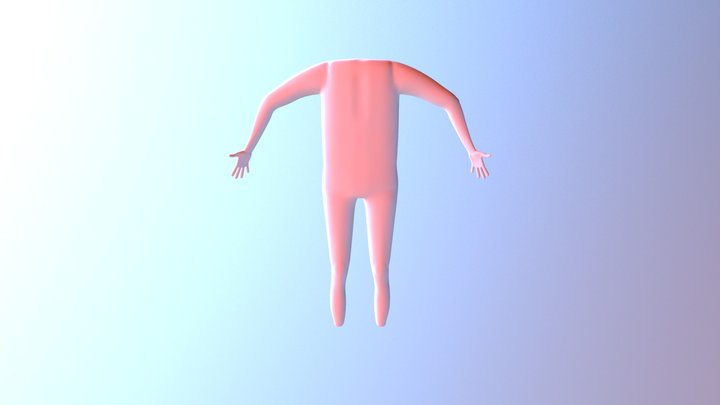 WiP Body Model 3D Model