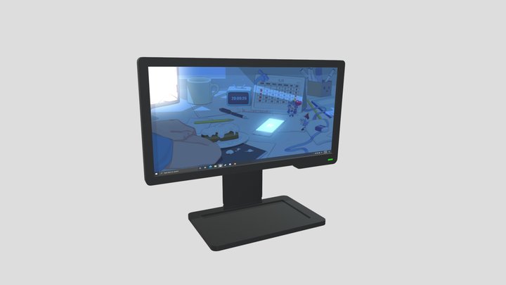 Monitor 3D Model