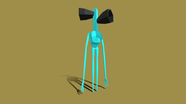 Ice Siren Head 3D Model