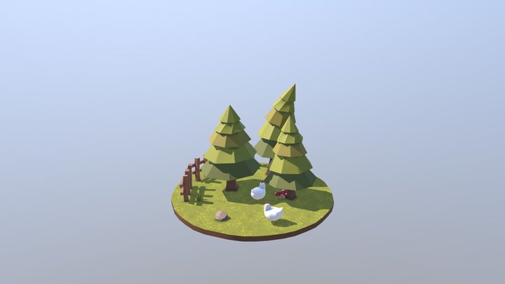 Green Grass 3D Model