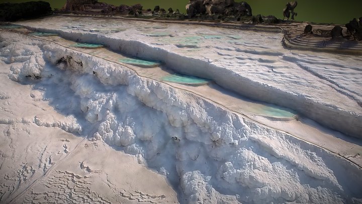 Pamukkale - Denizli, Turkey – Modello 3D gratuito STL
