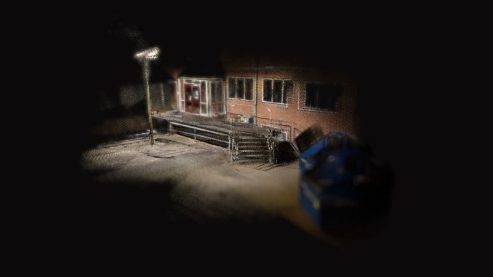 School at Night 3D Model