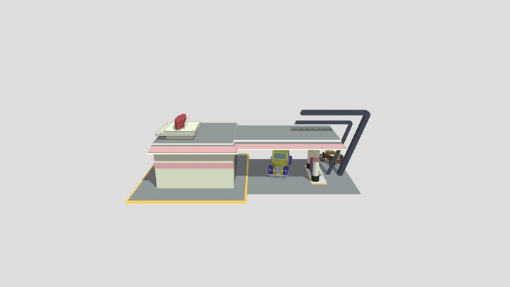 Colored Objects 3D Model