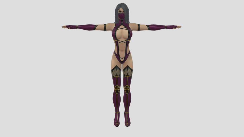 Mileena (with bones)