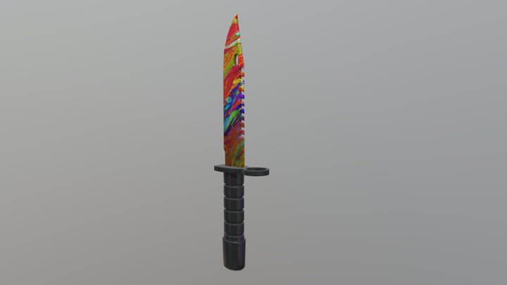 M9 Bayonet CS GO 3D Model
