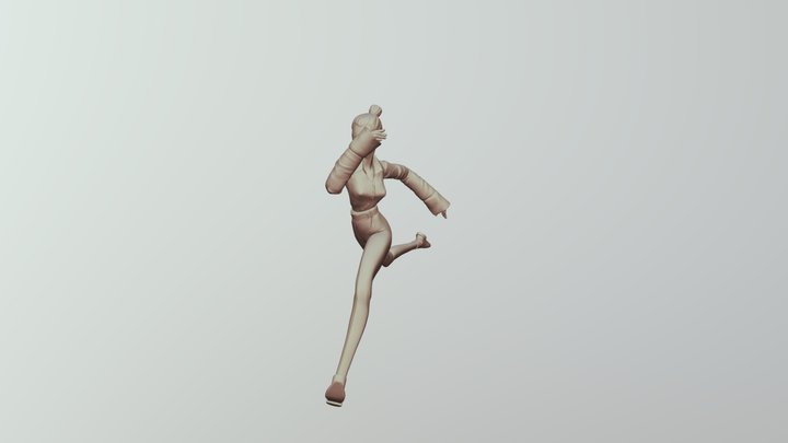 Merged Bust Z Remesh2 3D Model