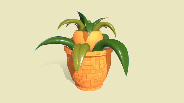 Office Plant 3D Model