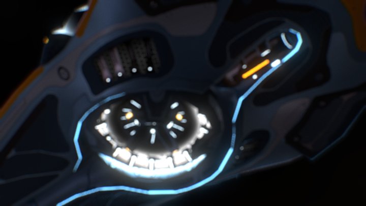 Luminaris Starship - Night view