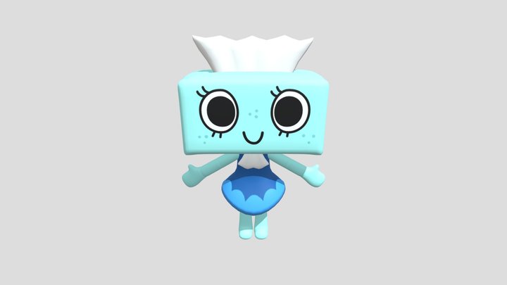 Tisha-official-dandys-world 3D Model