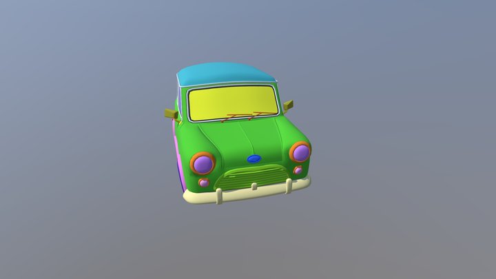 Mini Cooper 01 Prev 3D Model