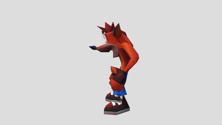 PlayStation - Crash Bandicoot 2 Cortex Strikes B 3D Model