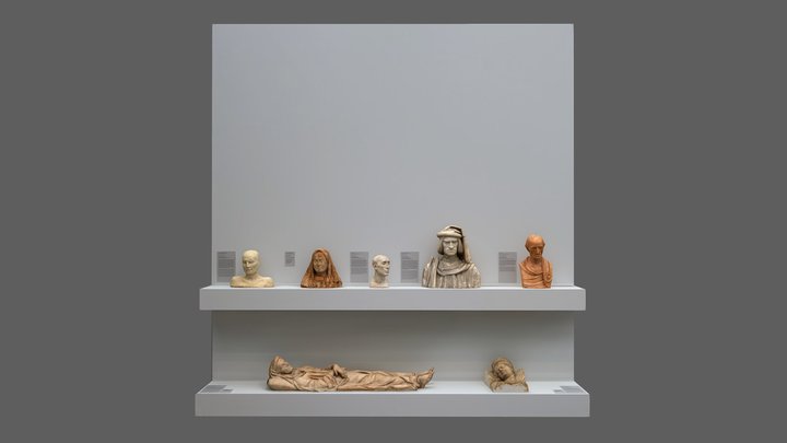 Von der Totenmaske zur Portraitbüste 3D Model