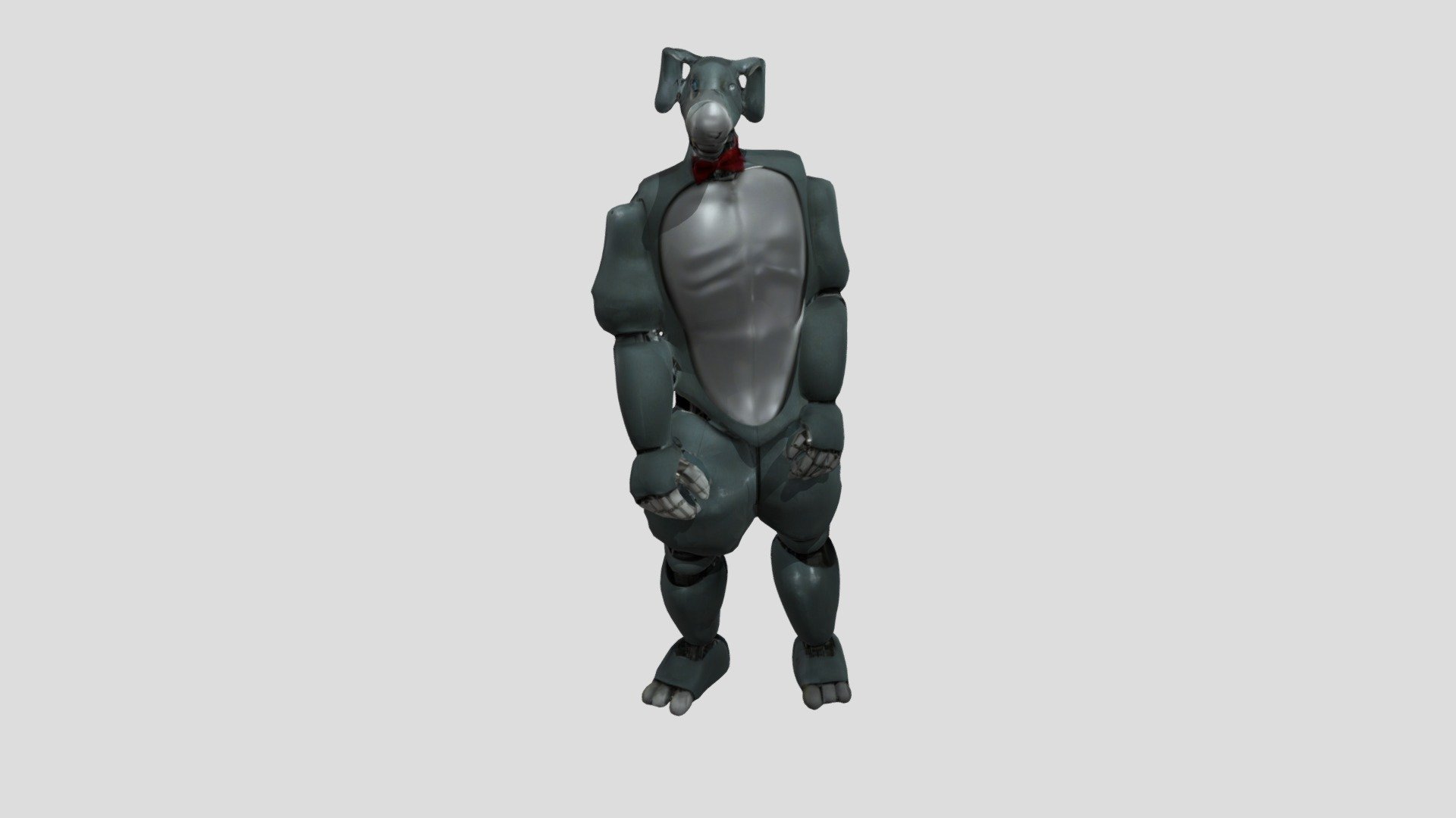 Animatronic Canine rabbit animatronic - Download Free 3D model by ...