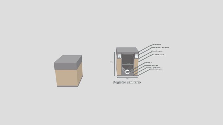 Detalle De Registro 3D Model