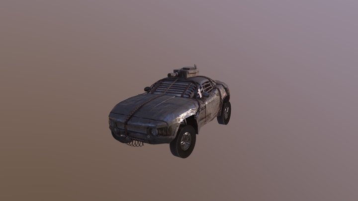 Carro Apocaliptico 3D Model