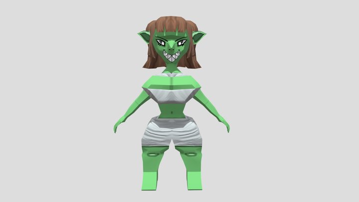 GAT140_Ethan_Faleni_Goblin_Girl 3D Model