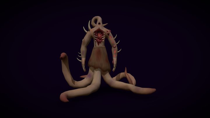The Flayed Herald 3D Model