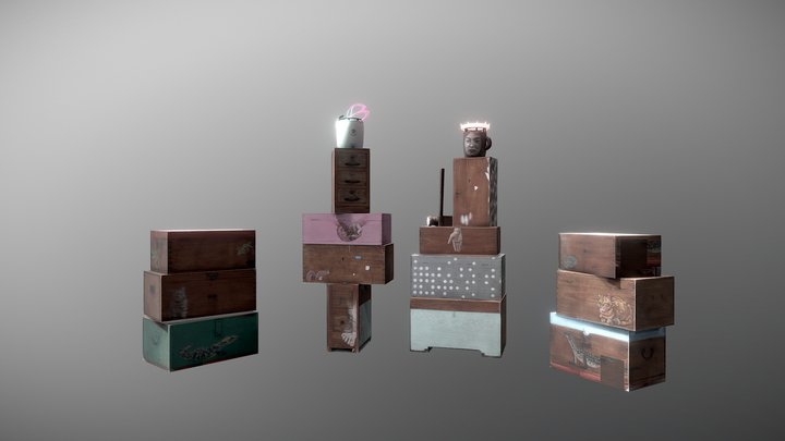 ภาพคู่ภาพสุดท้าย 3D Model